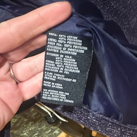 Tail Women's Stylish Purple Pea Coat - Picture 5 of 5